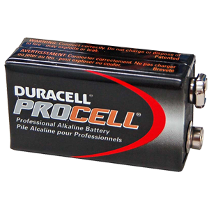 5-1375, 9 Volt Alkaline Battery