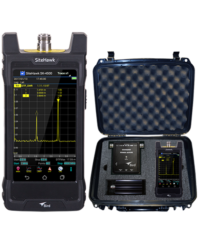 SK-4500-TC, 1 MHz-4.5 GHz Antenna and Cable Analyzer & SiteHawk Test Kits